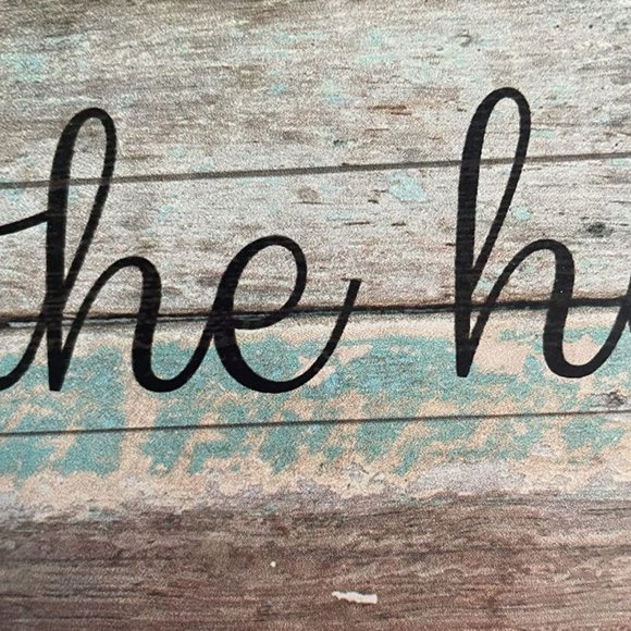 Farmhouse Bathroom Sign Funny Decorative Rustic Cottage Wooden Bath Wall Decor - Picture 9 of 10